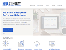 Tablet Screenshot of bluestingray.com